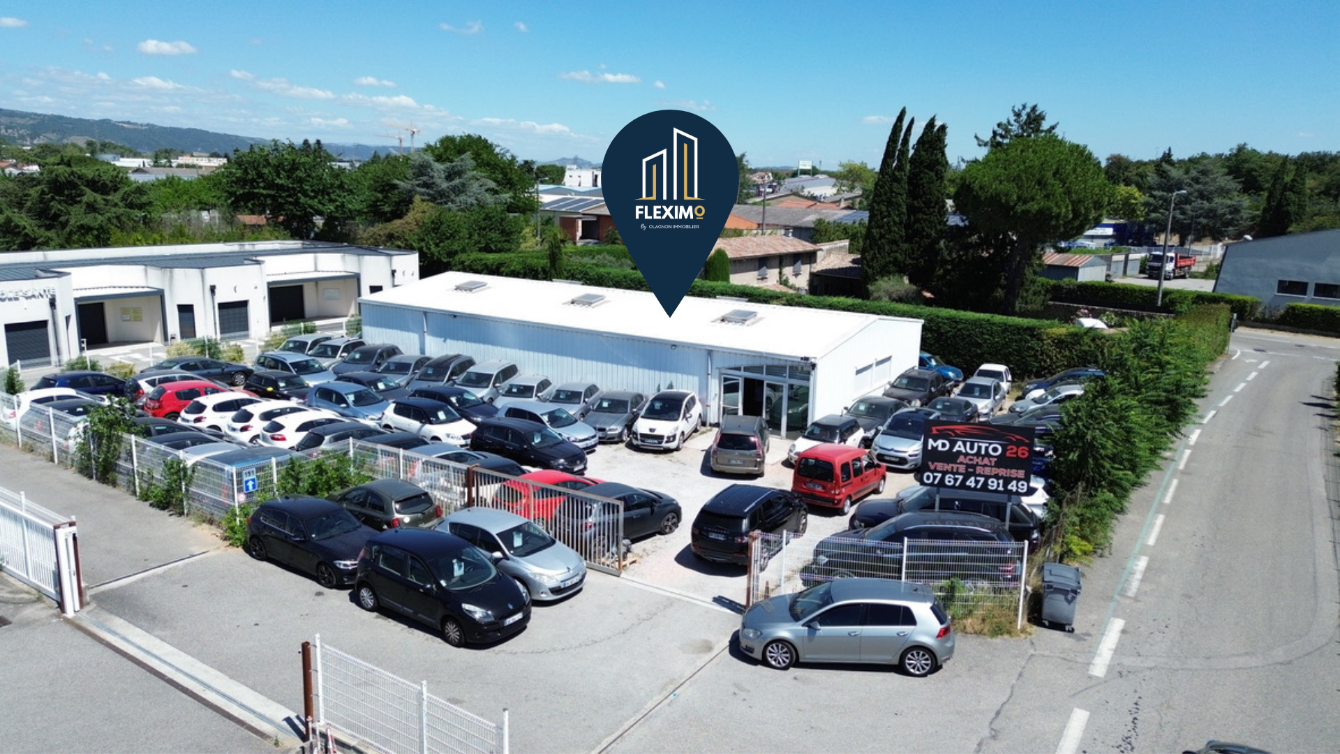 Local d'activité de 300 m2 vendu loué à Bourg-lès-Valence (ZI des Marcerolles)